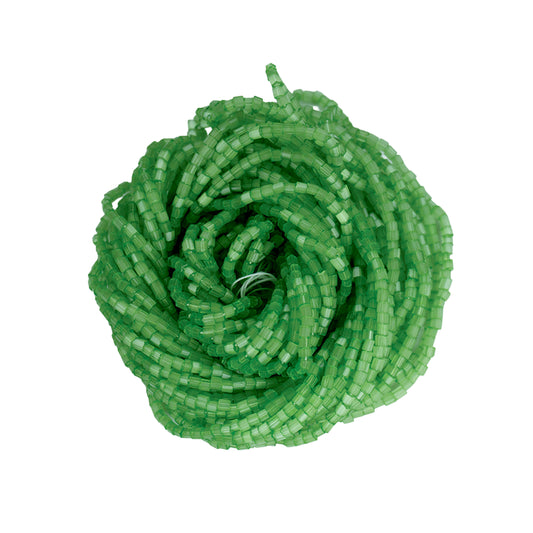 10/0 2Cut Satin Green Solgel
