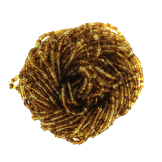 11/0 Transparent Topaz Mix