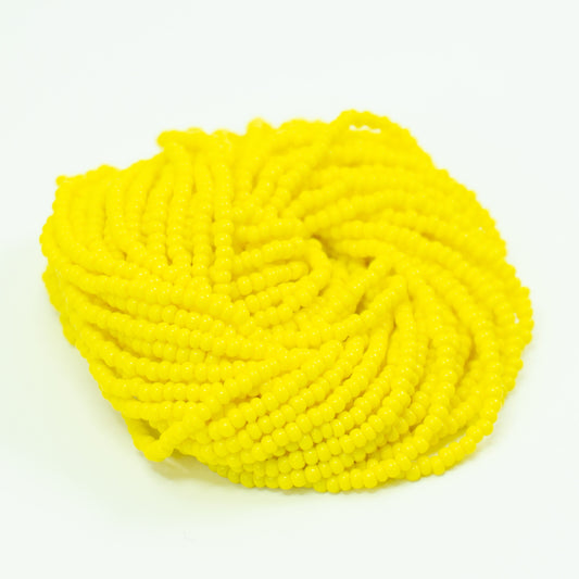 11/0 Opaque Lemon Yellow